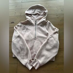 Lululemon Scuba Half Zip Powder Pink